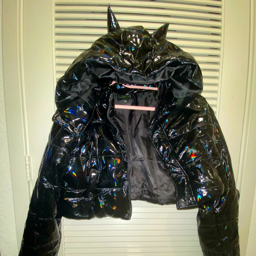 DOLLSKILL GRAND THEFT AUDIO PUFFER JACKET | Size: Small/Oversized | Club Exx